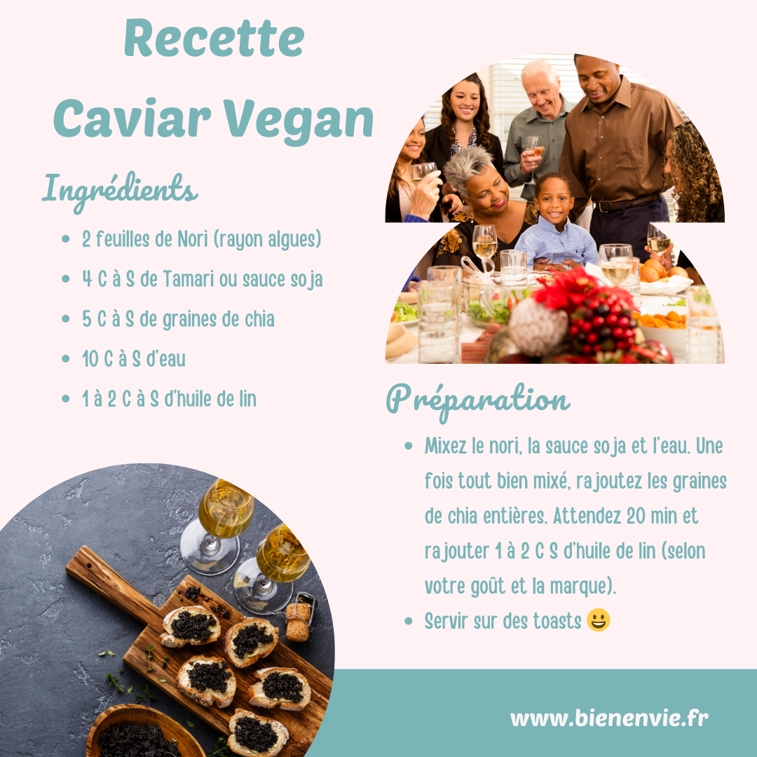 caviar vegan recette hyper saine